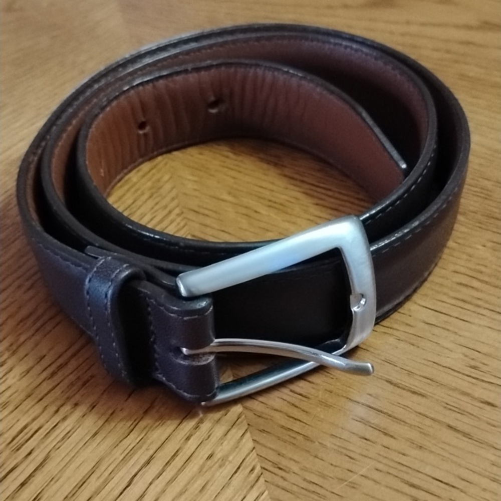 Vintage Leegin Brown Leather Belt Size 32 Men's Unisex Office Formal Casual
